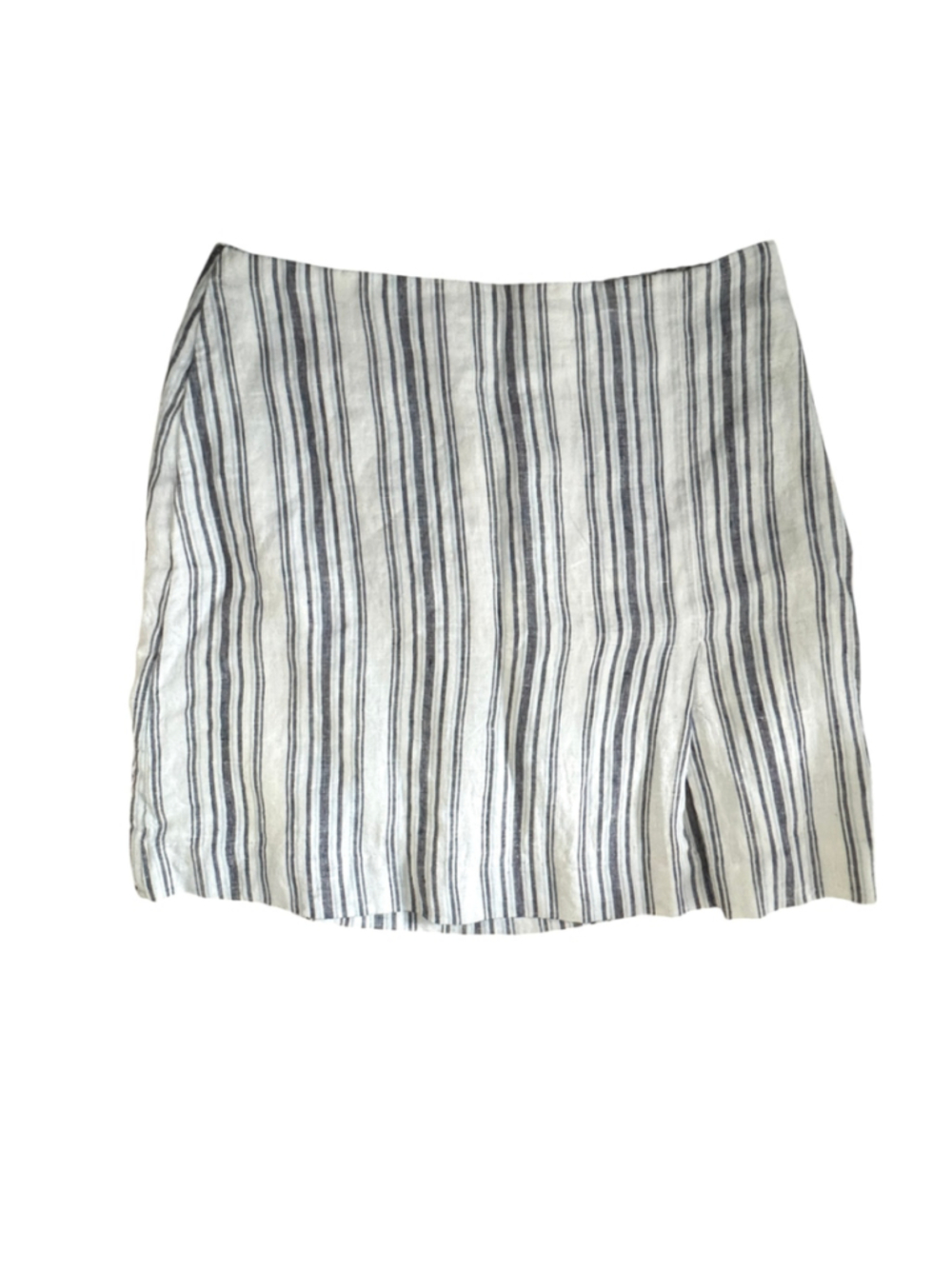 New Madewell Linen Striped Skirt, mini size 4